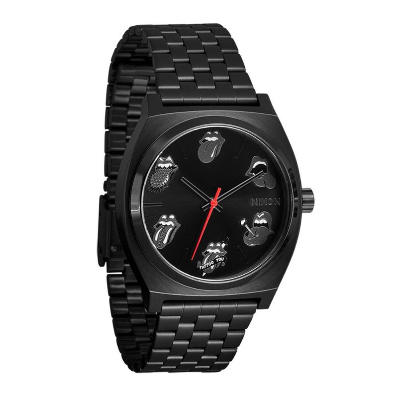 NIXON - Reloj Rolling Stones Time Teller All Black - Negro