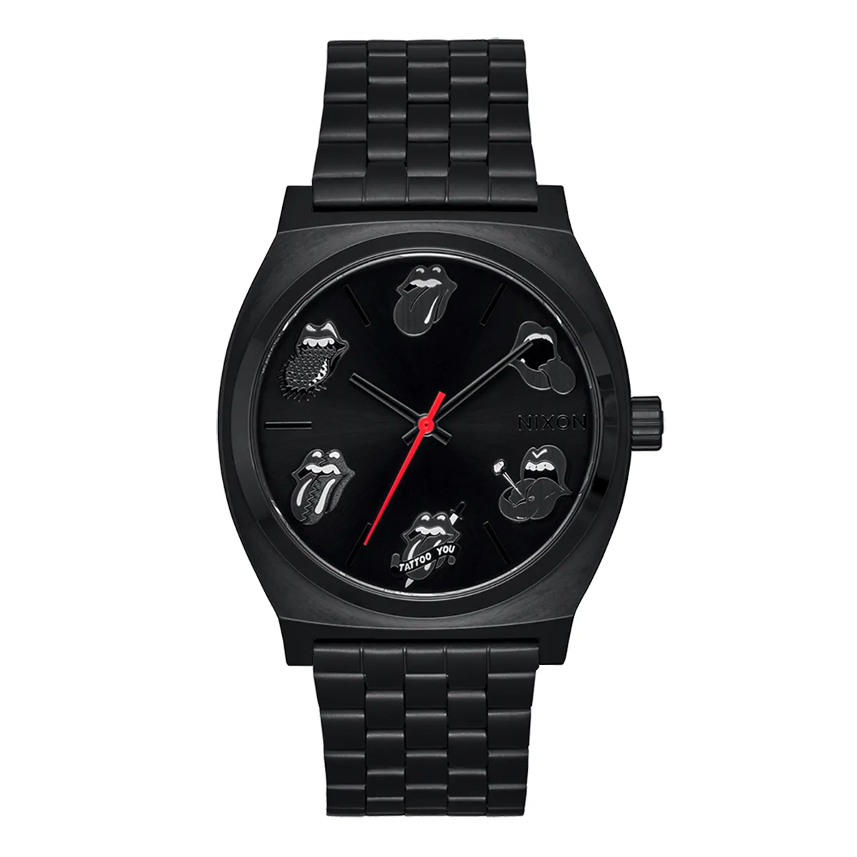 NIXON - Reloj Rolling Stones Time Teller All Black