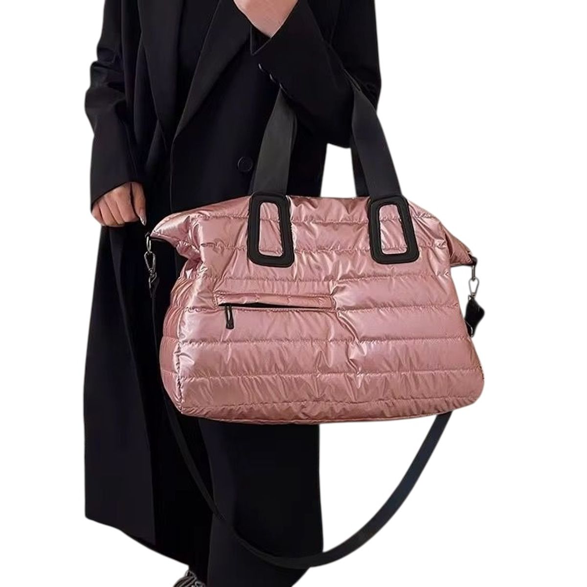 GENERICO - Bolso Cartera Acolchado de Mano y Hombro Impermeable