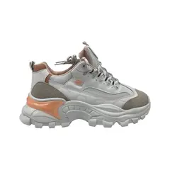 HERIEL - Zapatilla Blanca Plataforma Mujer