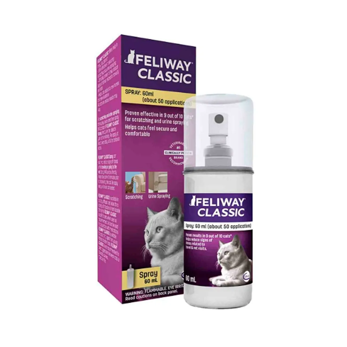 FELIWAY - Feliway Classic Spray Relajante Gato 60 Ml