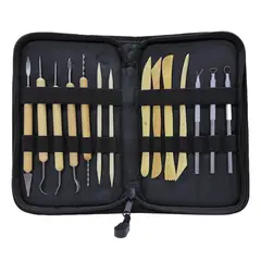 GENERICO - Herramientas Para Tallado Ceramica Renart Set 14 pcs.