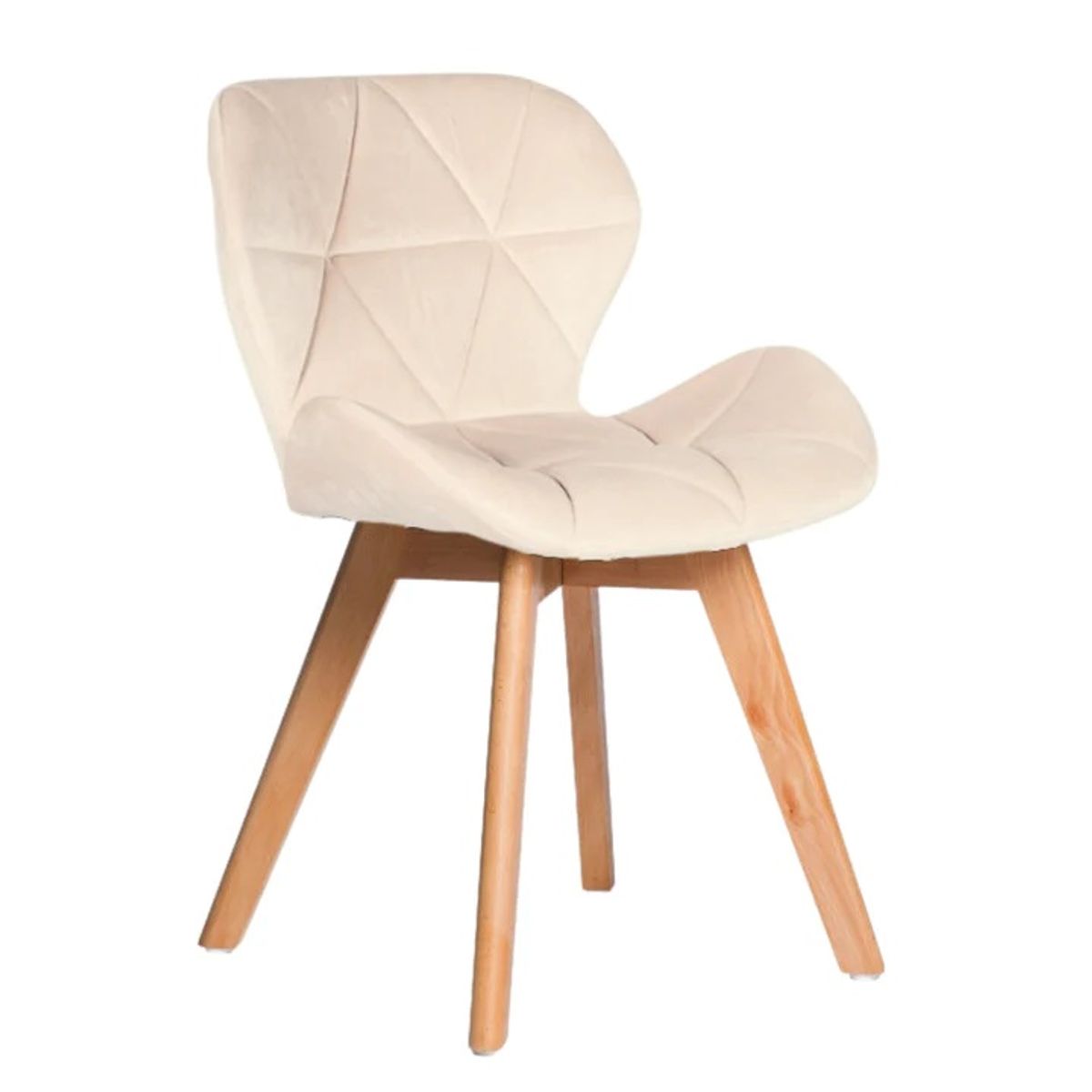 HABITA2 CHILE - COMEDOR CHARLES TERCIOPELO 140 CM - 6 PUESTO BEIGE…