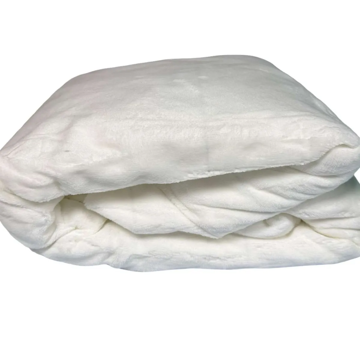 GENERICO - Cubre Colchon Protector Impermeable Plush - Blanco - 2 plazas