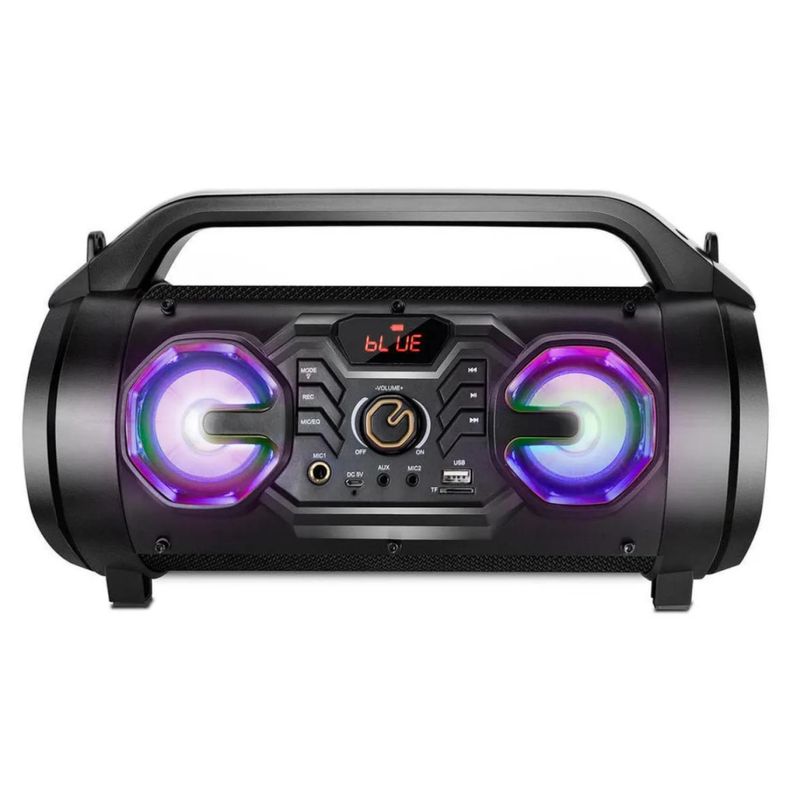 IRT - Parlante Bluetooth Bazooka 20W LED USB Negro