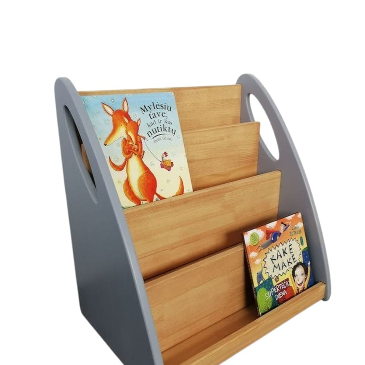 GENERICO - Librero Estilo Montessori Color Gris