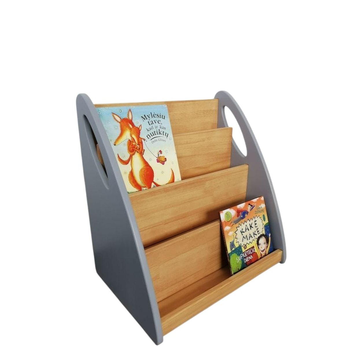 GENERICO - Librero Estilo Montessori Color Gris