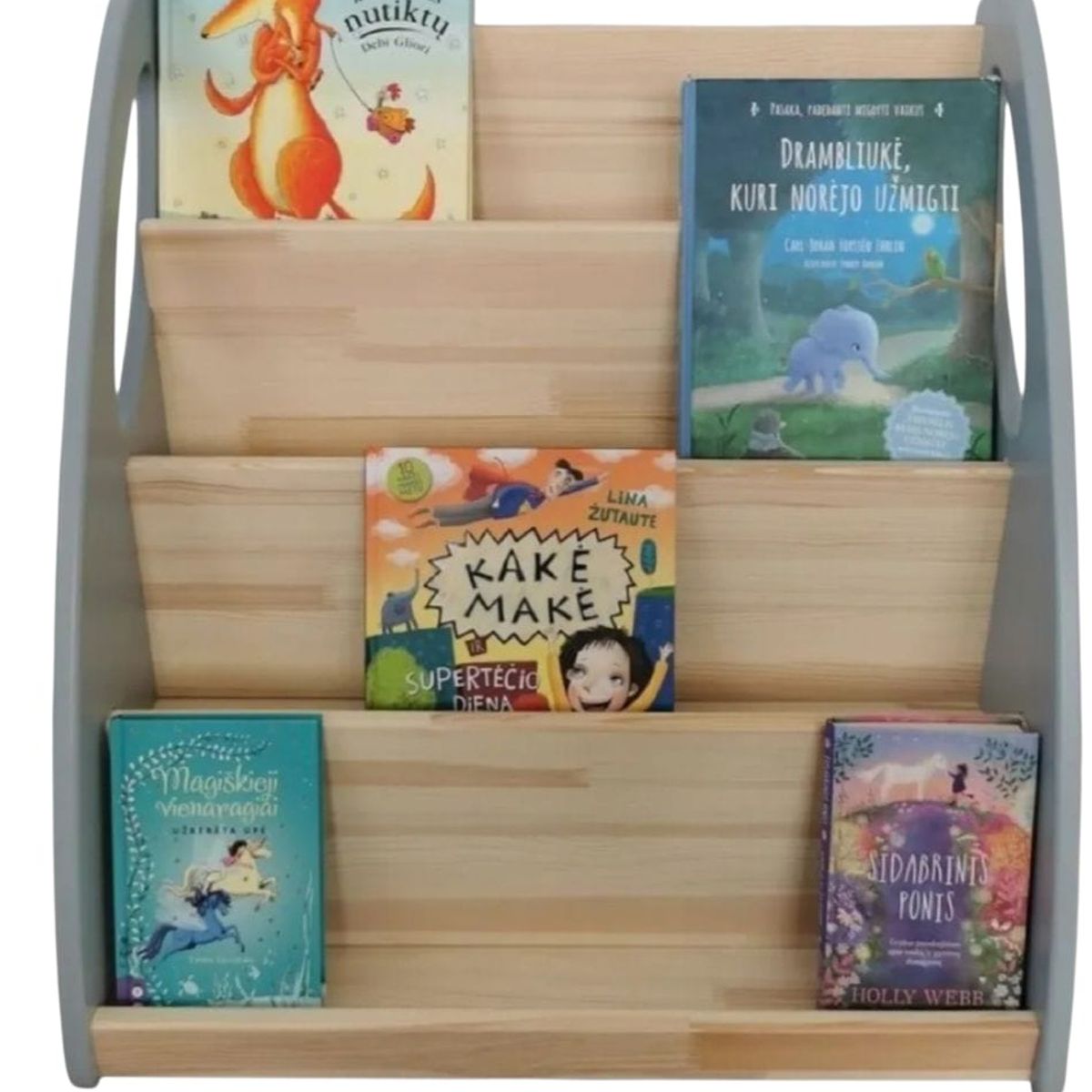 GENERICO - Librero Estilo Montessori Color Gris