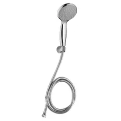 DOER - Juego De Ducha Anticalcáreo + Soporte Y Flexible 1,5 Mt