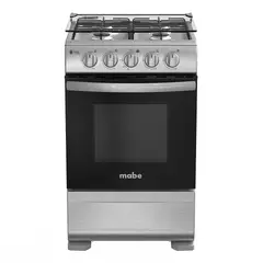 MABE - Cocina a Gas 51cm 4 platos válvula corta gas CMC5110AX1