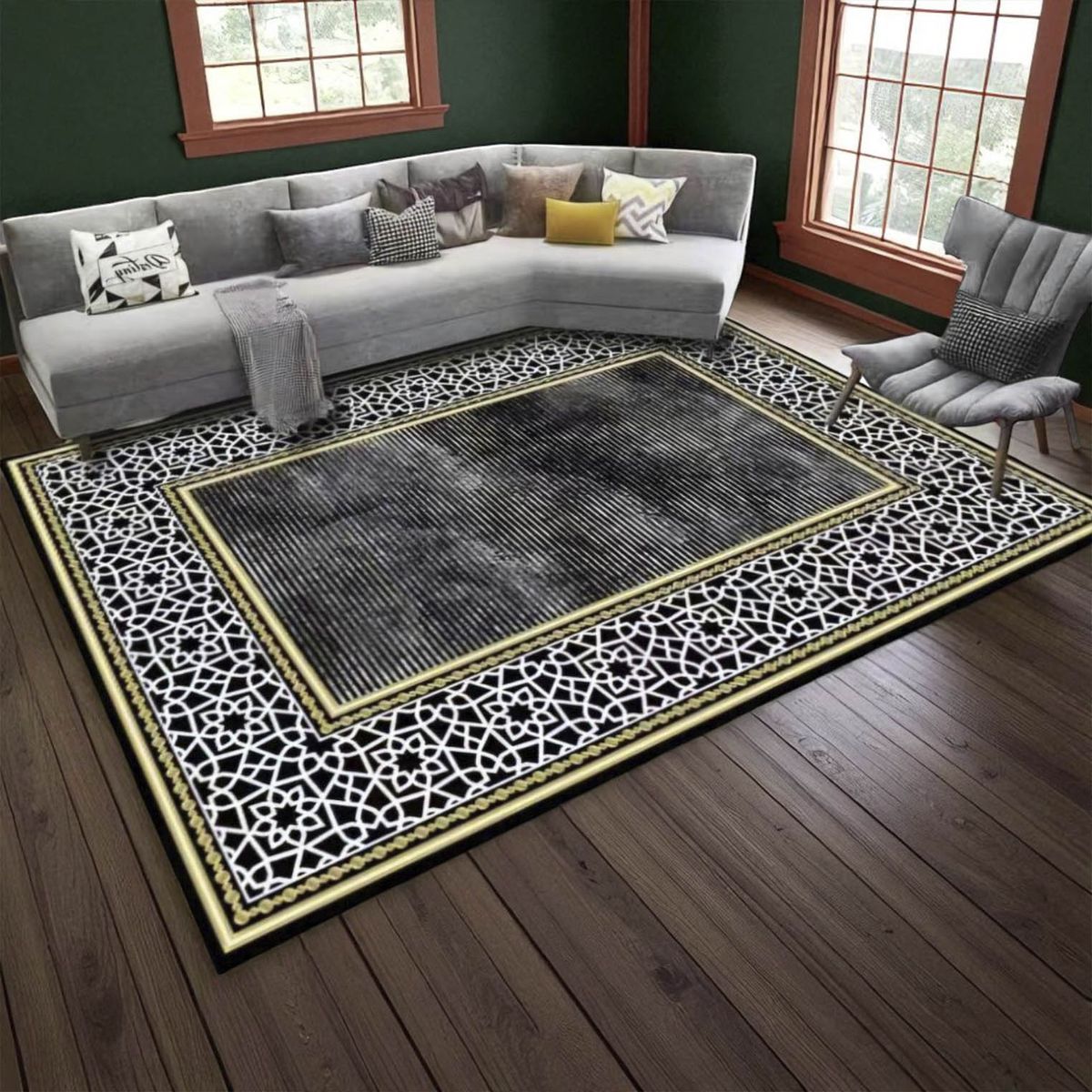 GENERICO - Alfombras Lisas con diseños 3D 200x240 cm md14