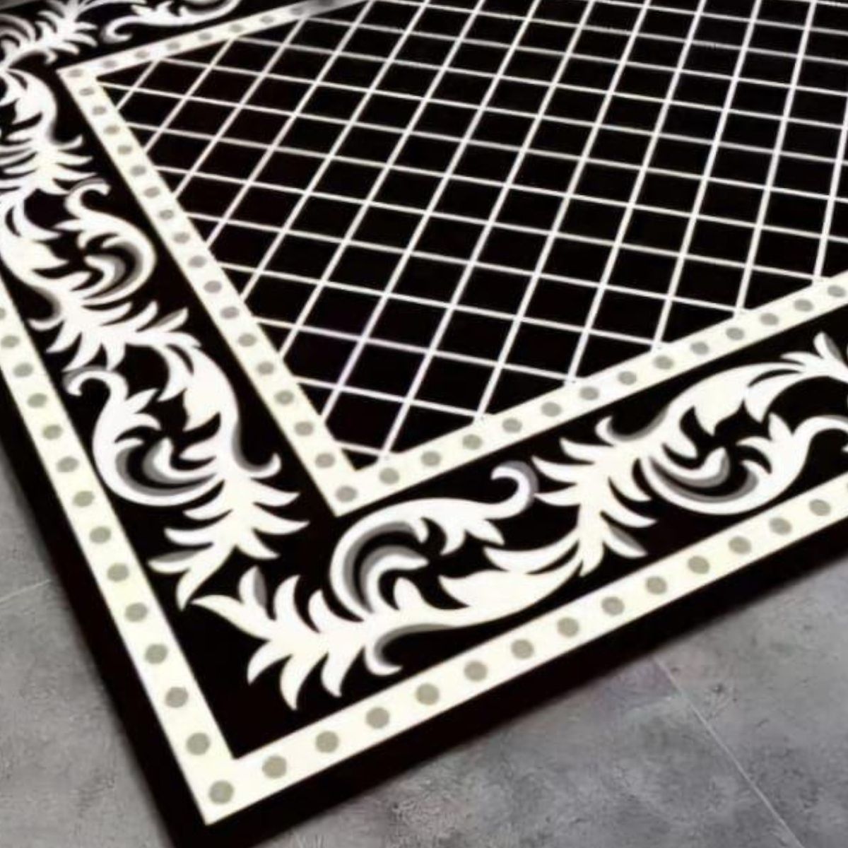 GENERICO - Alfombras Lisas con diseños 3D 200x240 cm md15