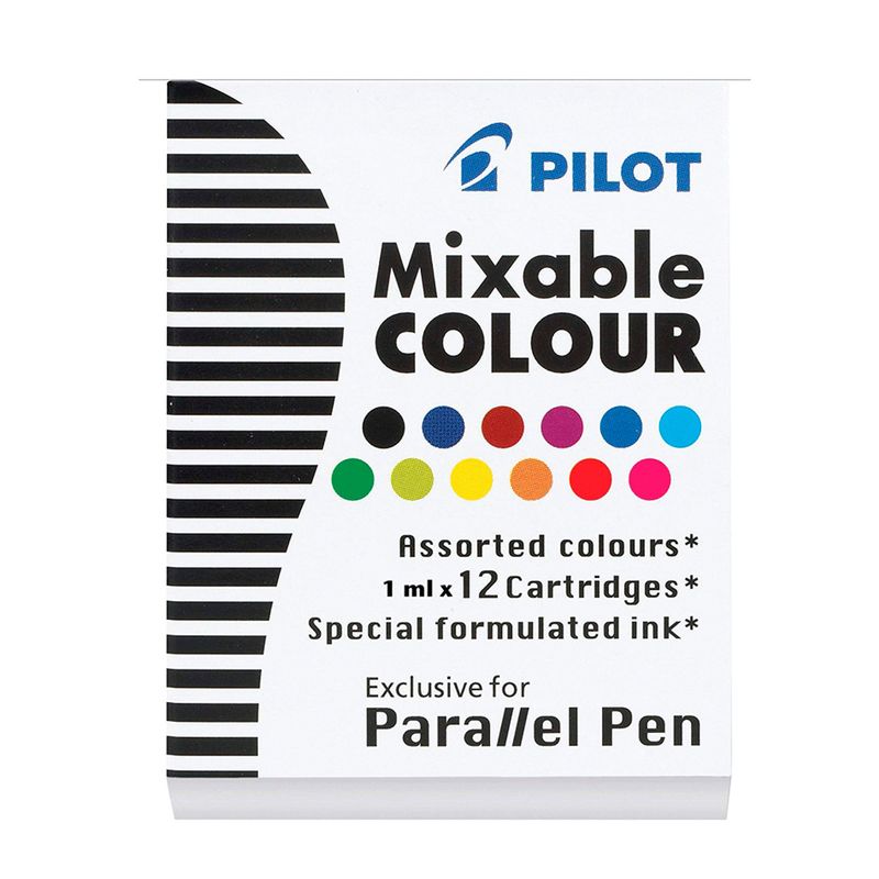 PILOT - Cartucho Pilot Recarga para Pluma Parallel (12 colores)