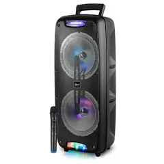 MLAB - Parlante Bluetooth Karaoke 3500W RGB Negro Two Eight