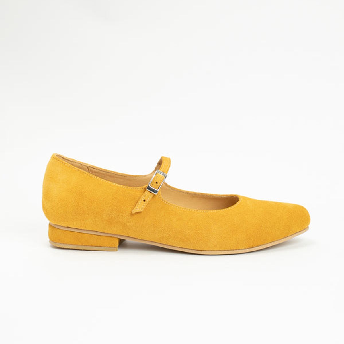GANDARVA - Ballerina Almudena 2 cm Mostaza