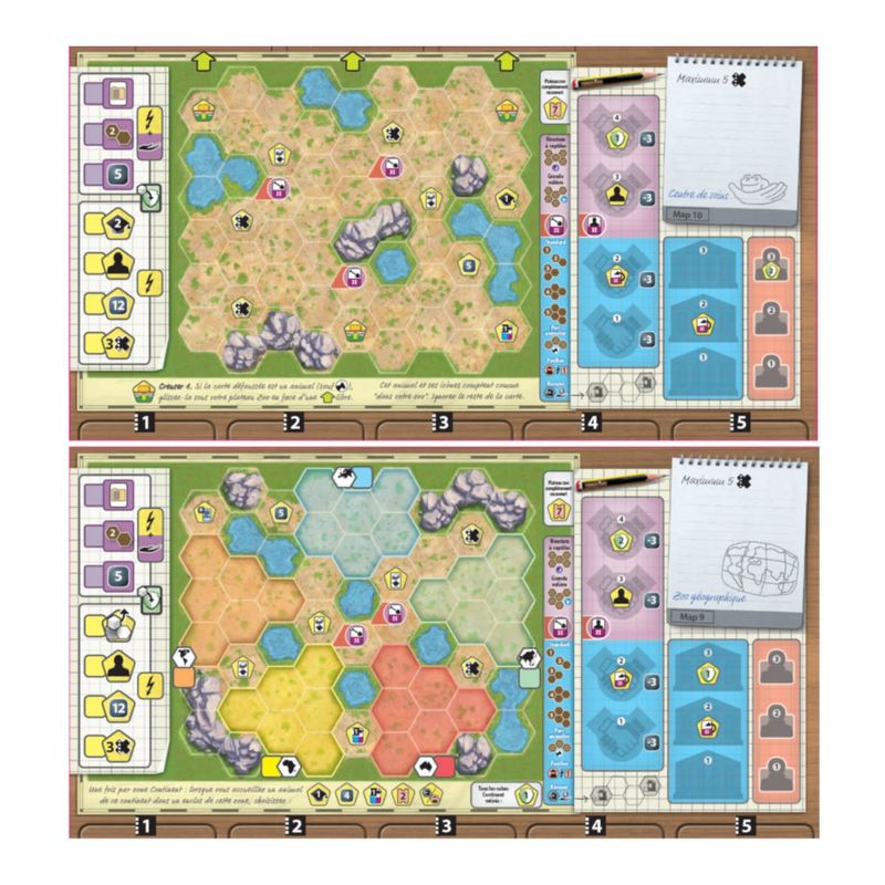MALDITO GAMES - Paquetes de Mapa N°2 - Ark Nova