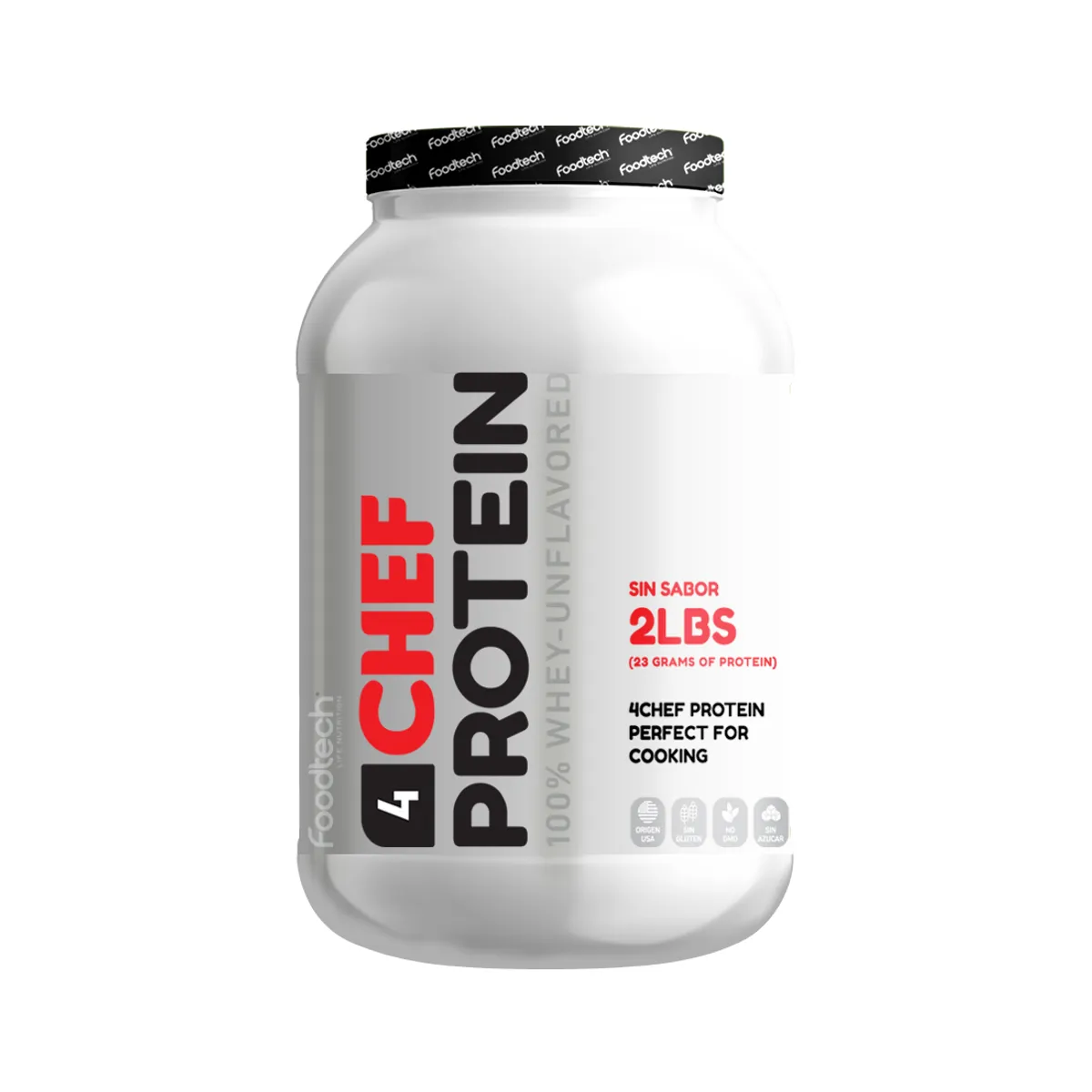 FOODTECH - 4Chef 100% Whey Protein 2 Lbs - Foodtech