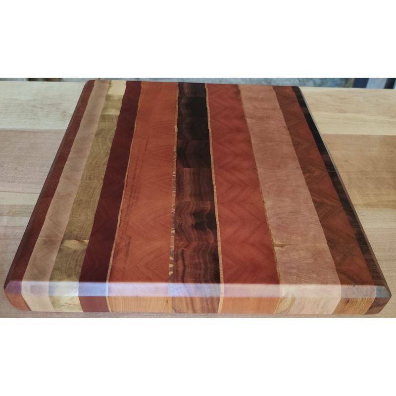 GENERICO - Tabla para picar Endgrain  Corte Fino y Diseño Natural