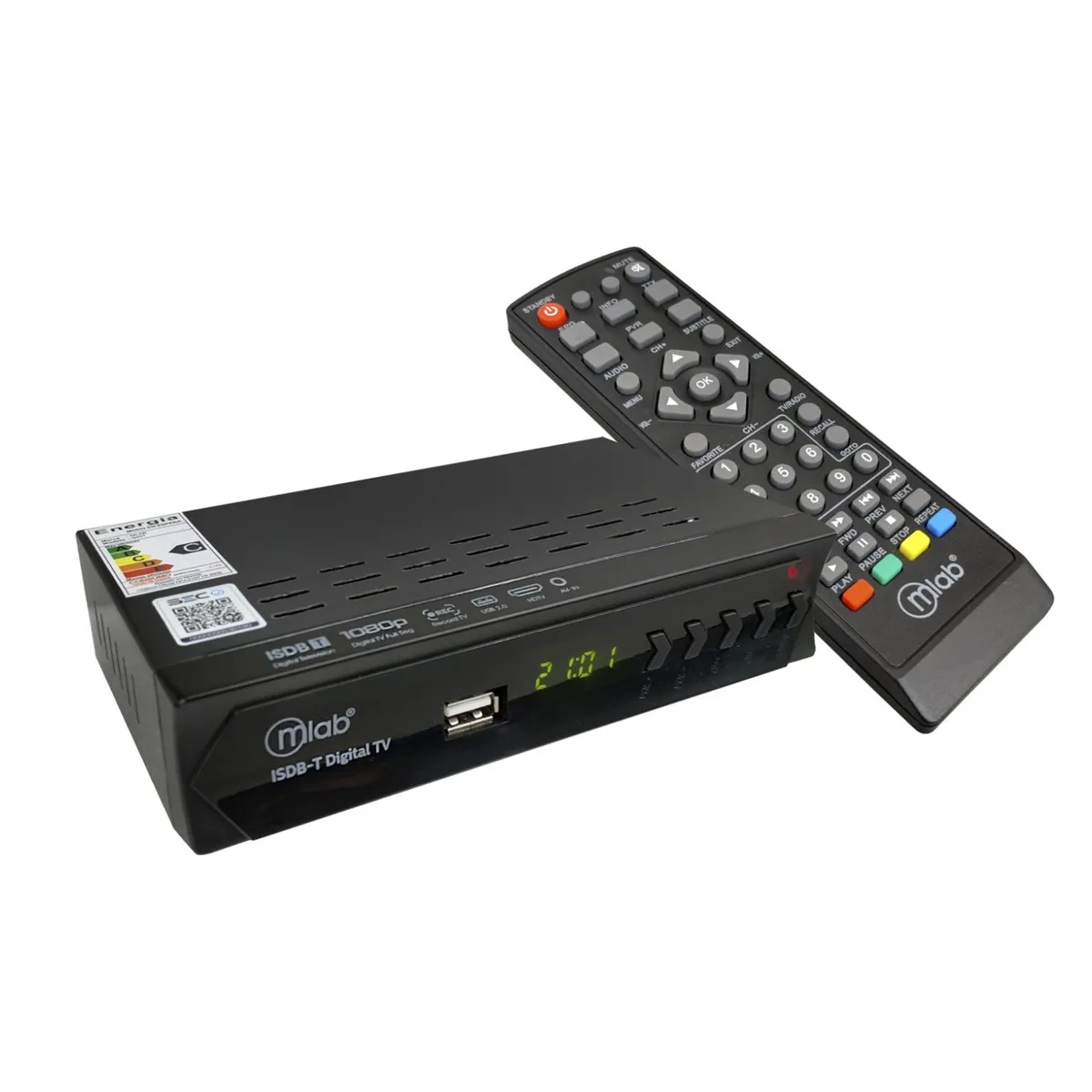 MLAB - Decodificador De Señal TV Digital HD 1080P Isdb-t 9407