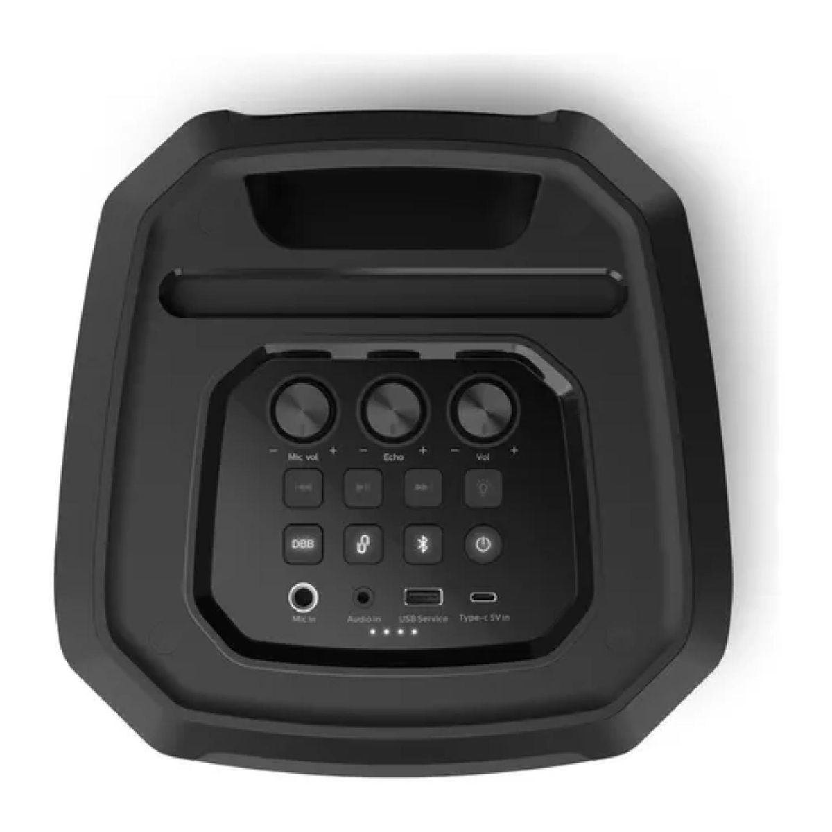 PHILIPS - Parlante Bluetooth 30W Woofer LED Negro Tax2208