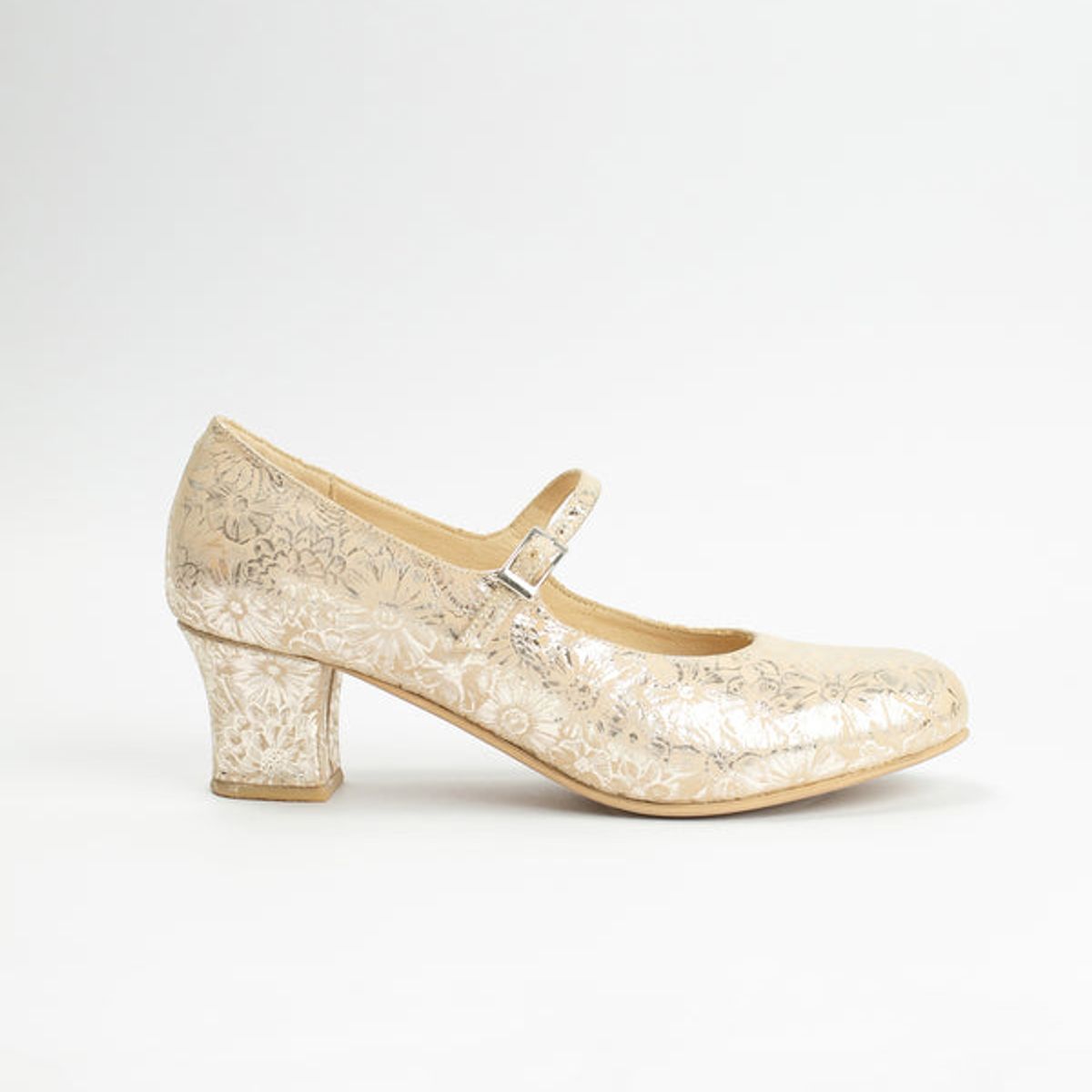 GANDARVA - Zapato Mujer De Cuero Almudena Dorado 5 cm