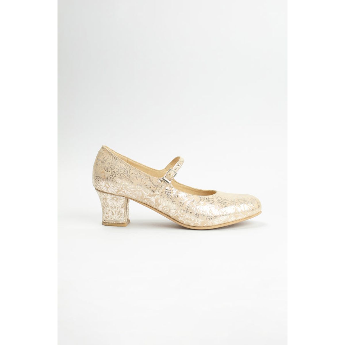 GANDARVA - Zapato Mujer De Cuero Almudena Dorado 5 cm