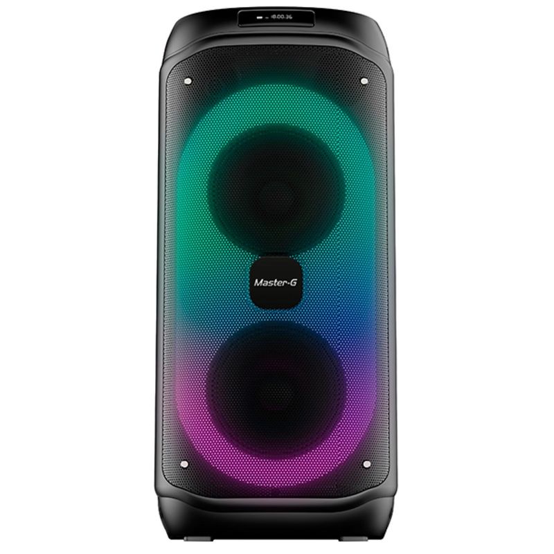 MASTER G - Parlante Bluetooth Karaoke 60W RGB Negro Raptor