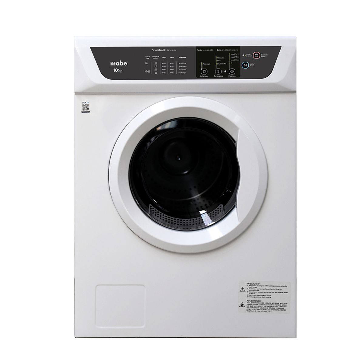 MABE - Secadora Eléctrica 10Kg Carga Frontal panel digital Mabe SEM101BDBY