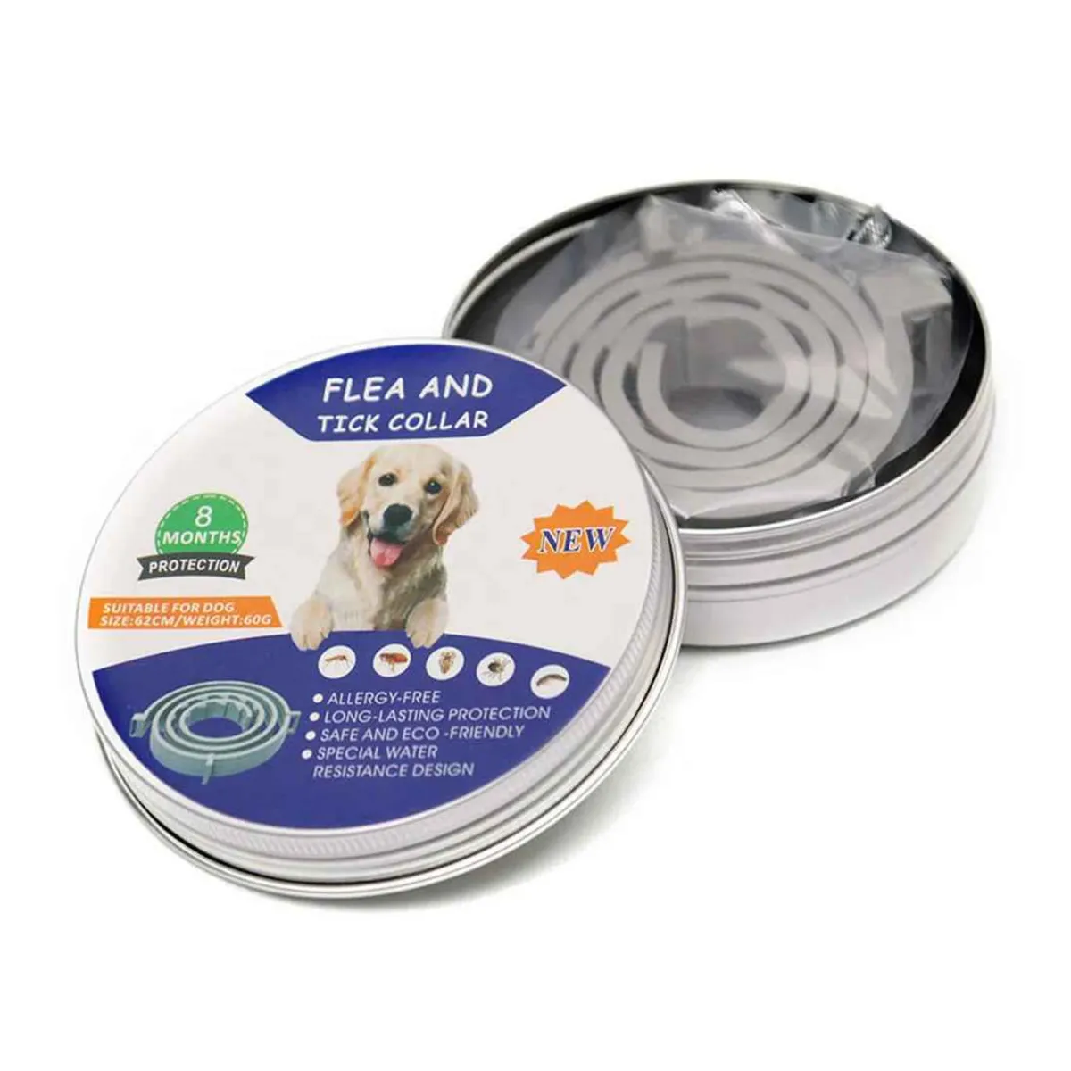 GENERICO - Collar De Prevención De Pulgas Y Garrapatas Para Perros