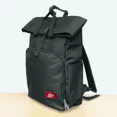 BUENAVISTA - Mochila Impermeable para Notebook Big Roll Negra