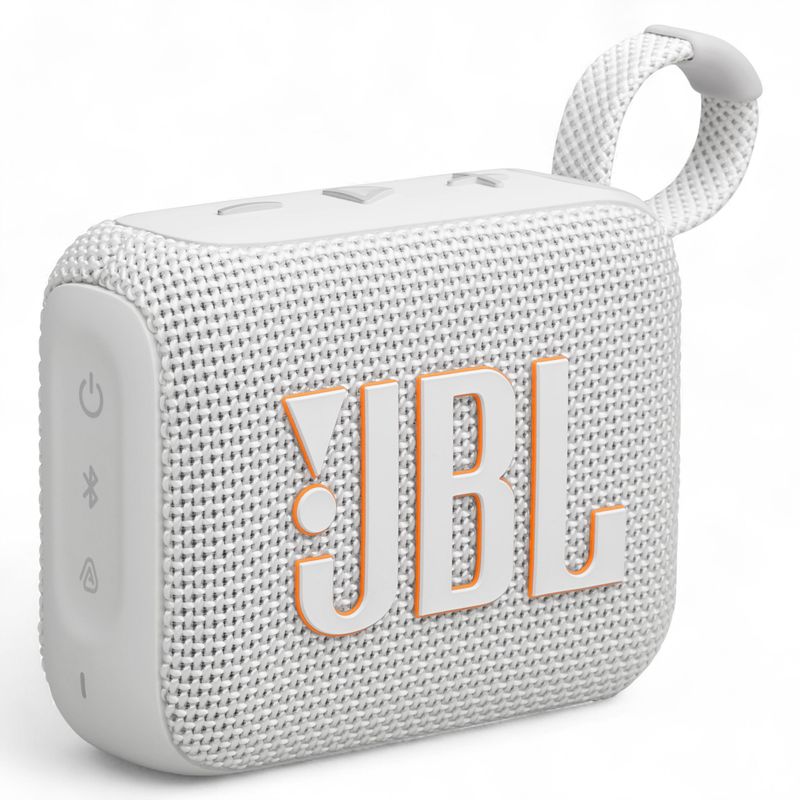 JBL - Parlante Portátil JBL GO 4 White Bluetooth 5 Waterproof IP67