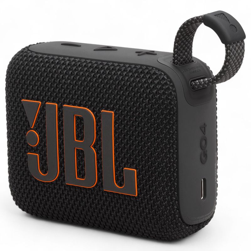 JBL - Parlante Portátil JBL GO 4 Black Bluetooth 5 Waterproof IP67