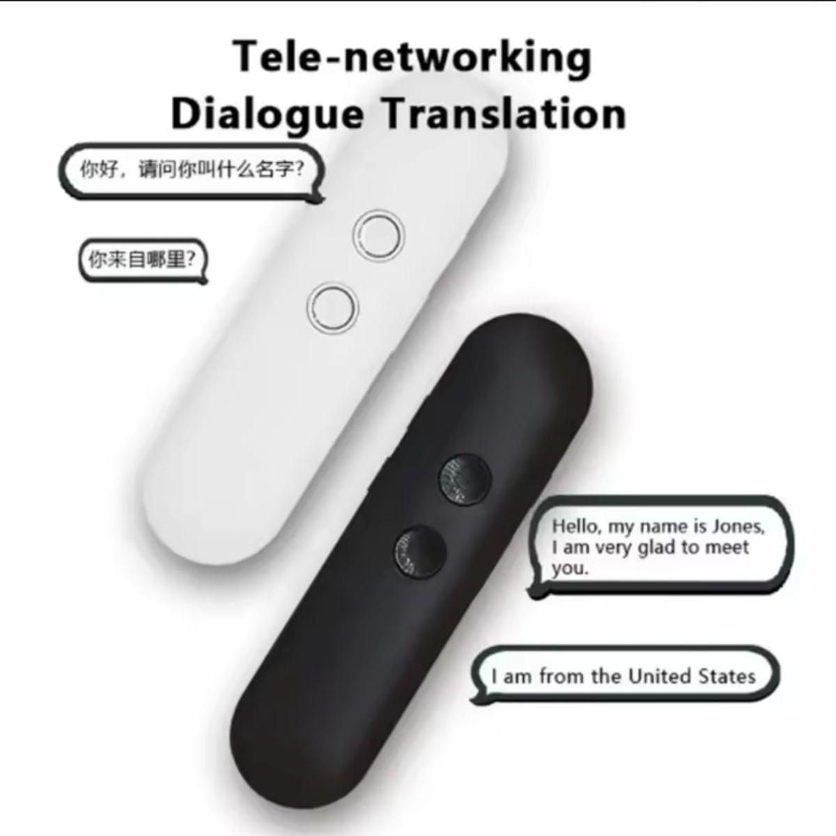 GENERICO - traductor inteligente inalámbrico portátil T4, 40 idiomas color rosado