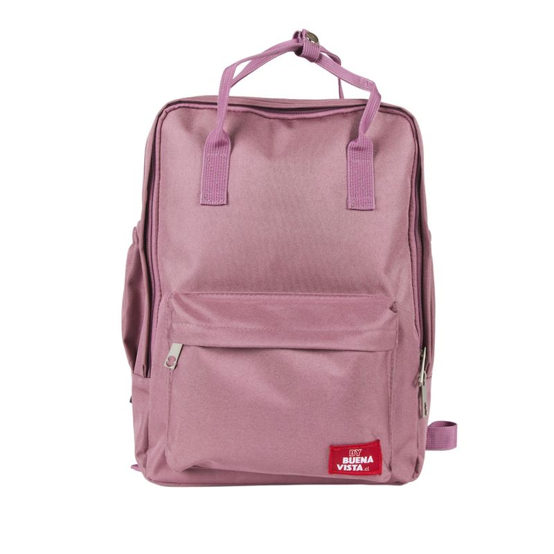 BUENAVISTA - Mochila Impermeable y para Notebook 15 Big Bike Lavanda