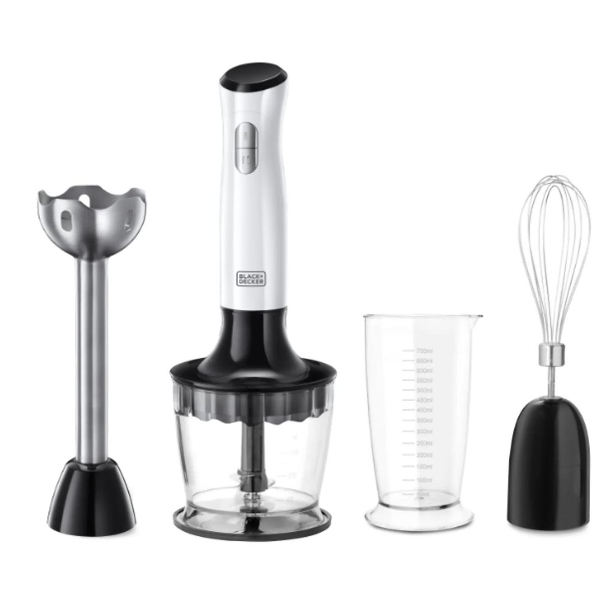 BLACK+DECKER - Batidora De Inmersion 3 En 1 700W HB24710-CL