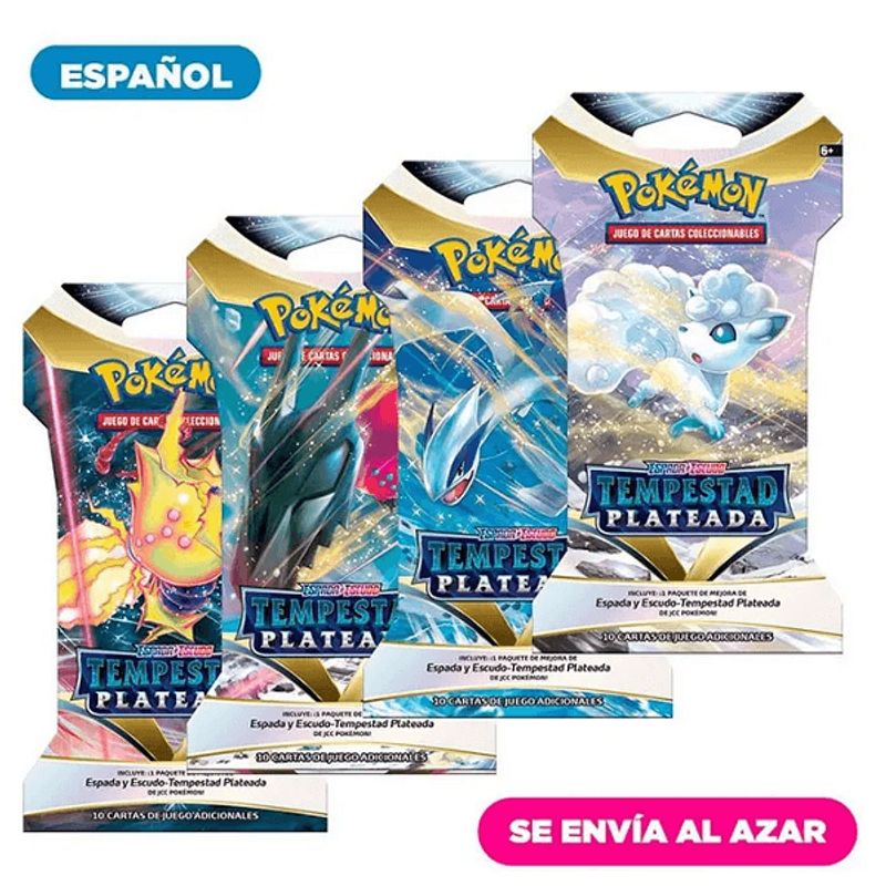 POKEMON - TCG Pokémon Tempestad Plateada Sleeved Booster ESPAÑOL