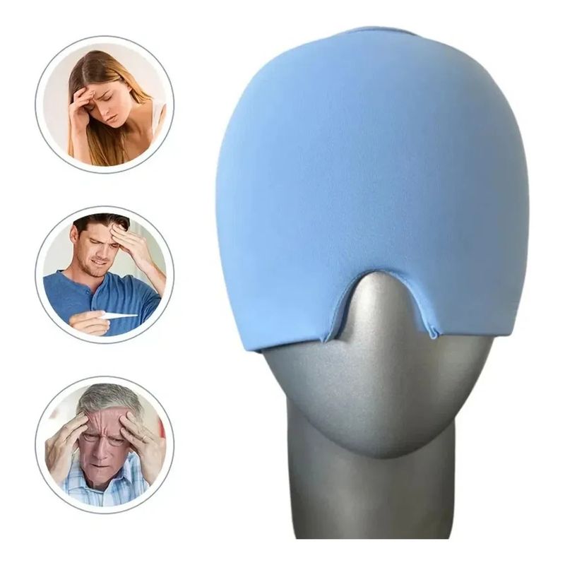 GENERICO - Gorra Antimigraña Terapia De Frío Y Estiramiento Sueño
