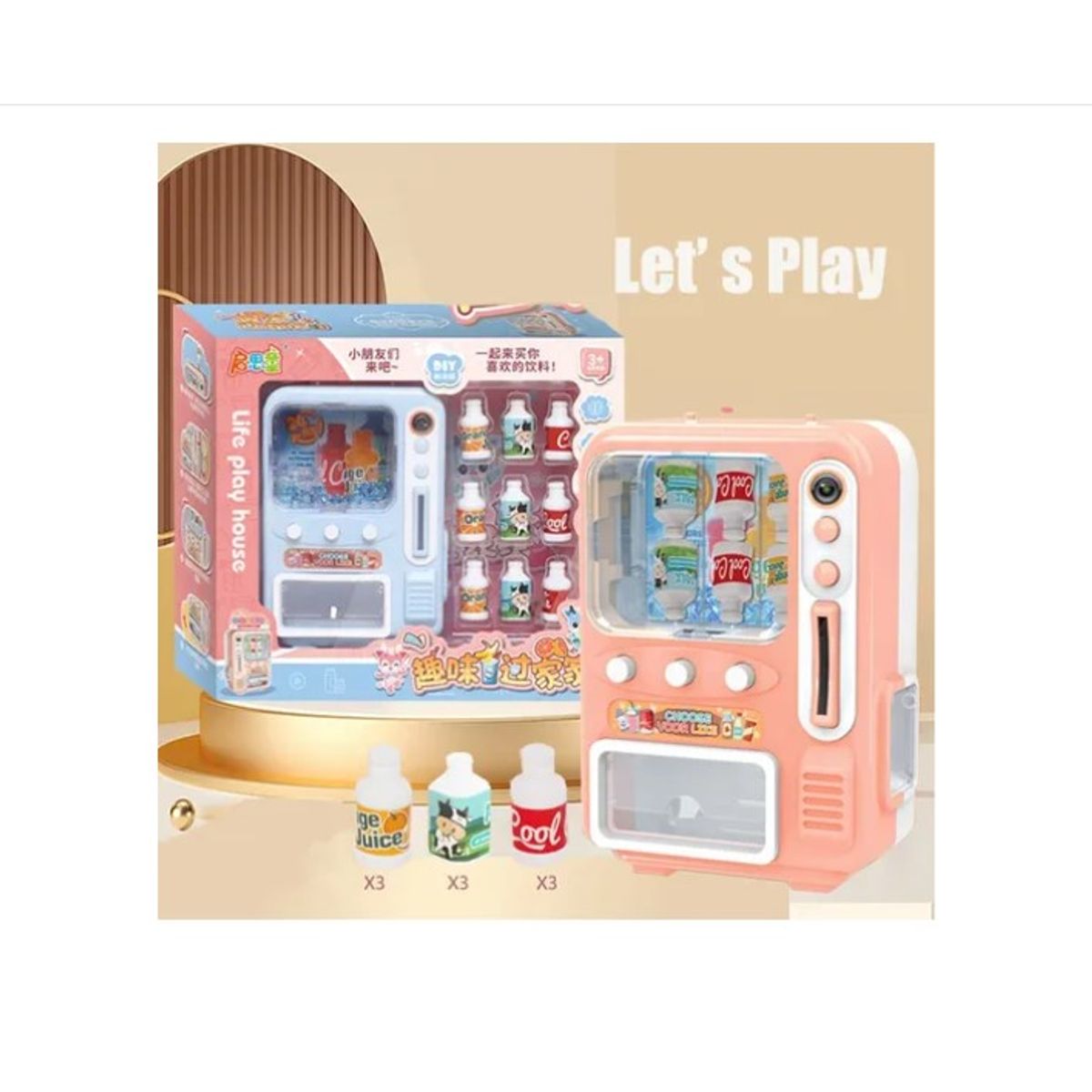 OFERTABKN - Mini Maquina Expendedora  Juguete Estimulacion Celeste