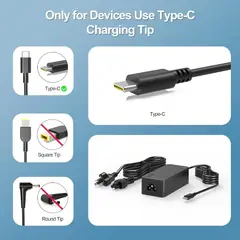 GENERICO - Cargador Para Lenovo Thinkpad Usb-c 65w T14 T14s L15