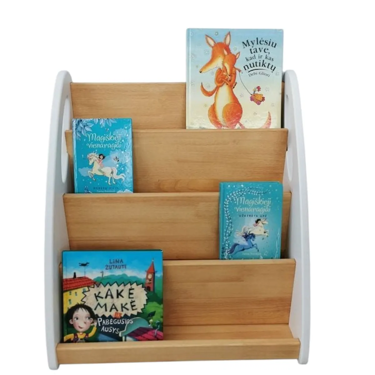 GENERICO - Librero Estilo Montessori Color Blanco