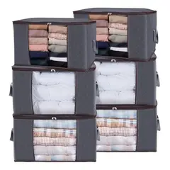 GENERICO - 6 Unidades Organizador De Bolsas De Almacenamiento De Ropa