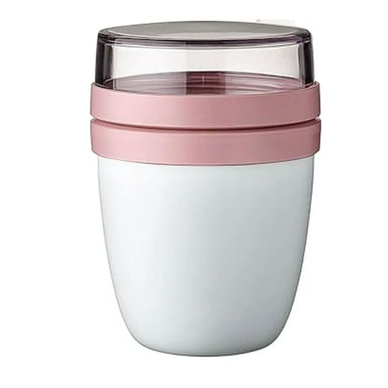 TITIZ - Vaso Para Yogurt Frutas y Cereales Titiz 650ml Rosa