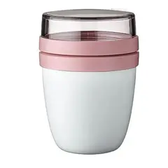 TITIZ - Vaso Para Yogurt Frutas y Cereales 650ml Rosa