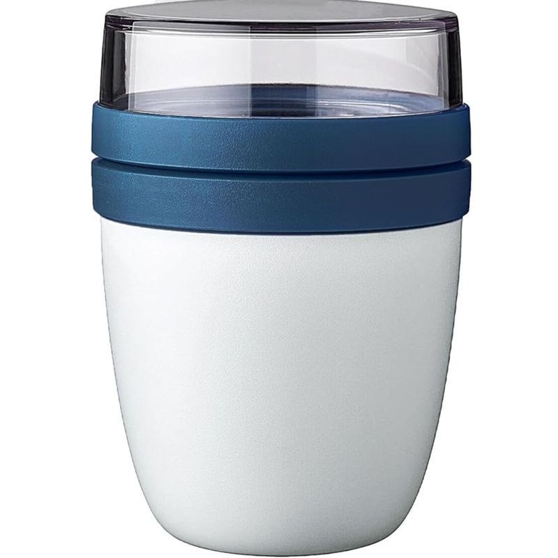 TITIZ - Vaso Para Yogurt Frutas y Cereales Titiz 650ml Azul