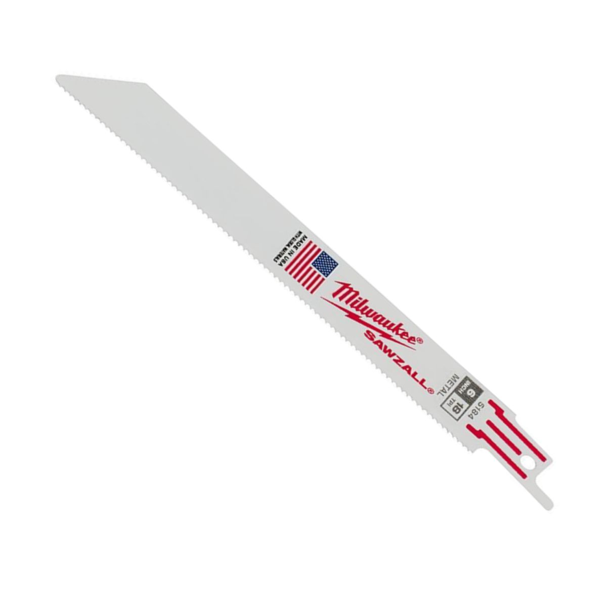 MILWAUKEE - Hojas Sierra Sable 6 Metal Milwaukee 5 Unidades- E.o