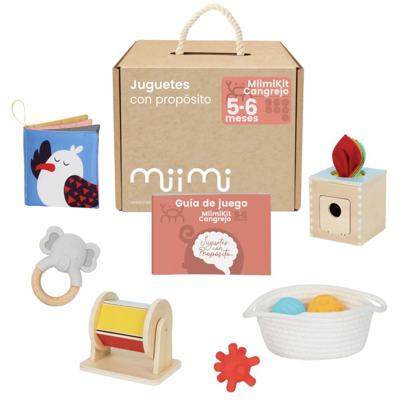GENERICO - Kit de Juguetes MiimiKit Cangrejo 5 a 6 meses