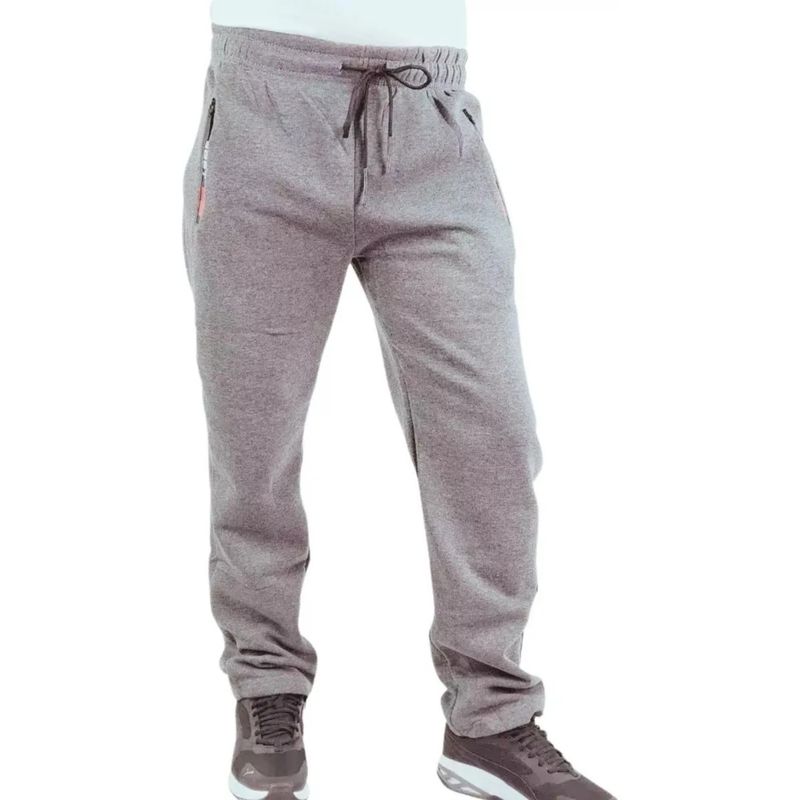 MPROPIA - PANTALON JOGGEER BUZO HOMBRE ALGODON FORRO POLAR, RECTO 006