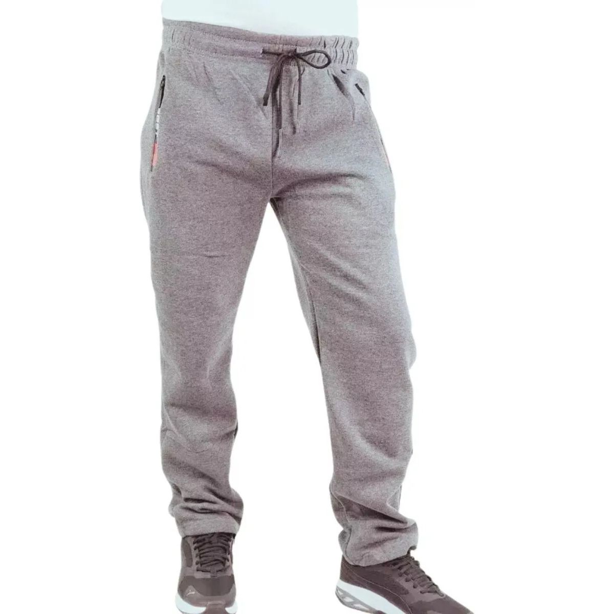 LOOK SHOP - Pantalon  Jogger Buzo Hombre Algodon Forro Polar, Recto 006