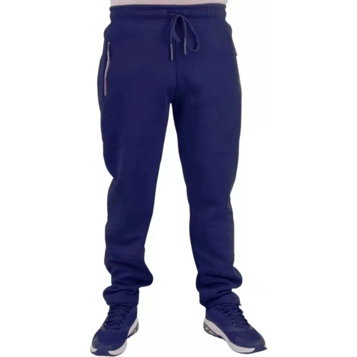 LOOK SHOP - Pantalon  Jogger Buzo Hombre Algodon Forro Polar, Recto 006