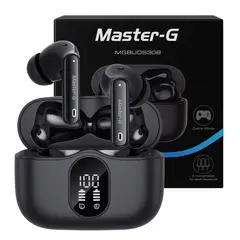 MASTER G - Audífonos Bluetooth Modo Gamer In Ear Tws Anc Cancelación De Ruido